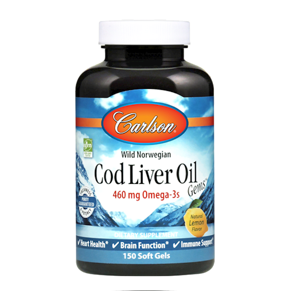 Cod Healing Cod Liver Oil 460 mg (150 softgels) – Provisions for Health & Healing