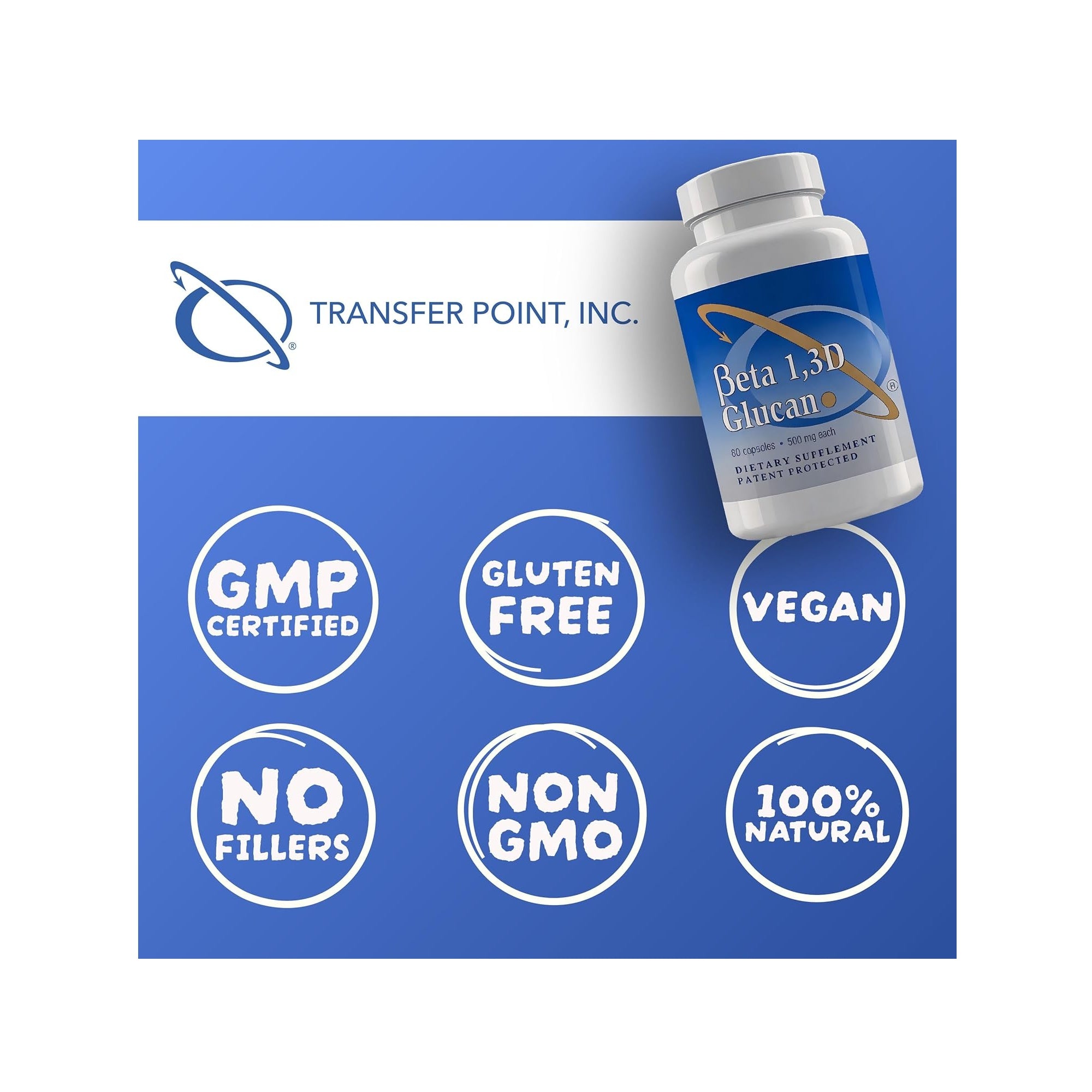 Beta 1,3D Glucan, Glucan 300® (500 mg capsules) – Provisions for Health ...