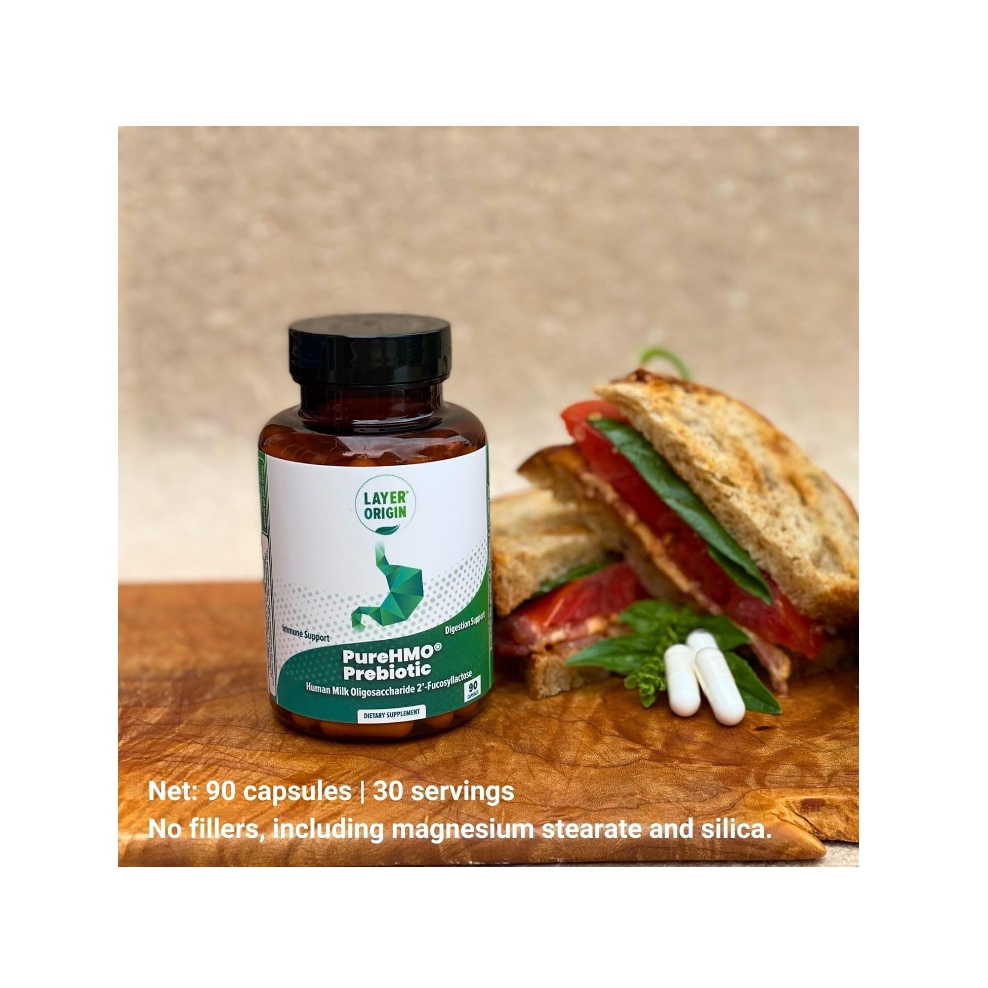 PureHMO® Human Milk Oligosaccharide Super Prebiotic Capsules ...
