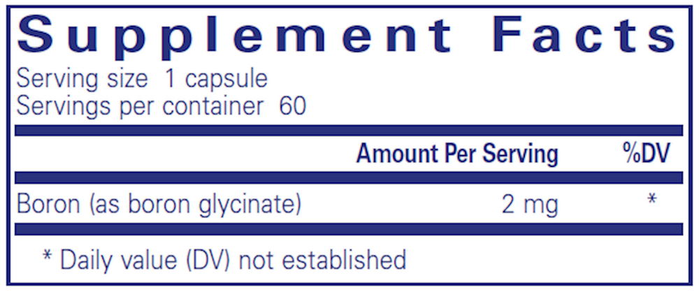 Boron (2mg)