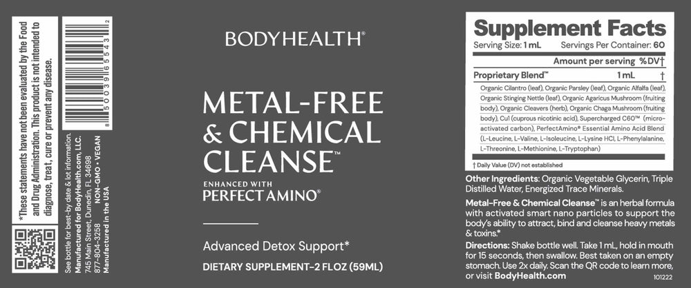 Metal-Free & Chemical Cleanse