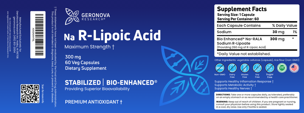 R-Lipoic Acid 300mg