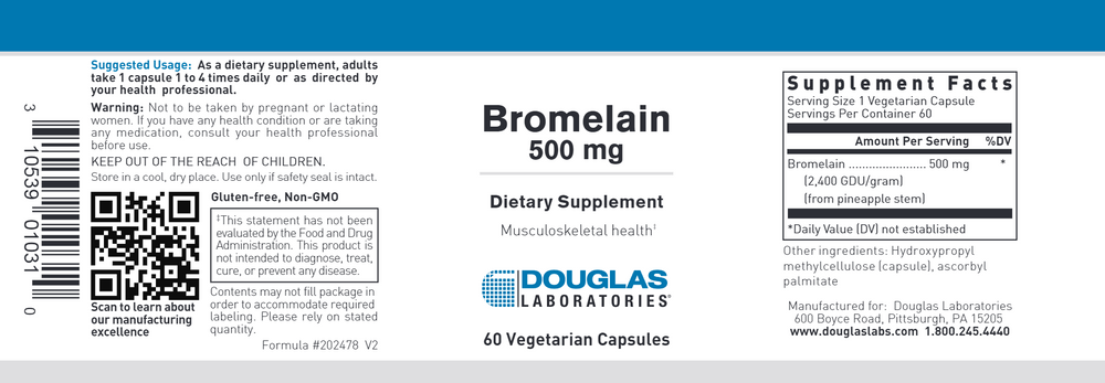 
            
                Load image into Gallery viewer, Bromelain 500 mg
            
        