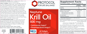 Neptune Kril Oil (NKO) 500 mg