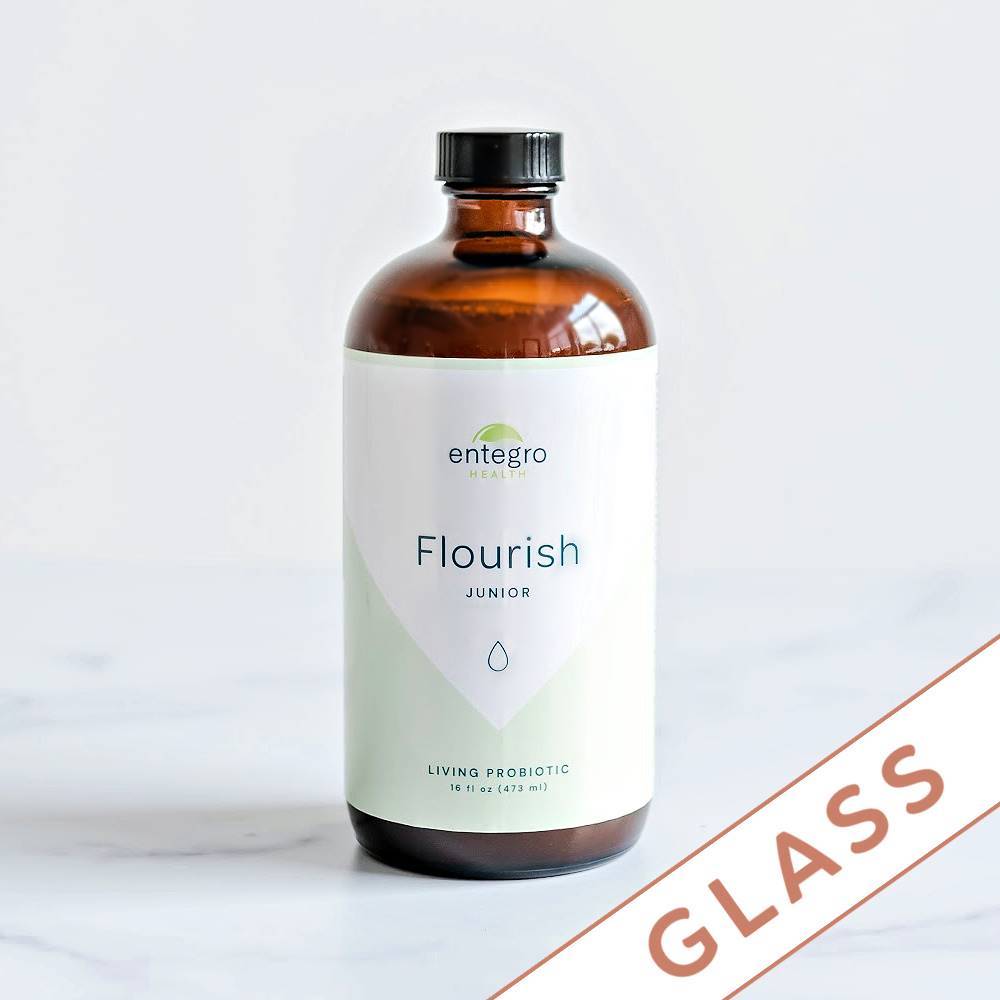 Flourish Junior Liquid Probiotic - Glass Edition
