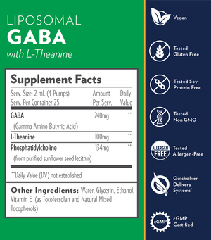 Liposomal Gaba with L-Theanine