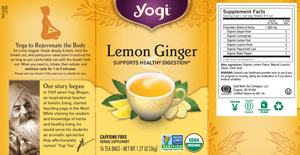 Lemon Ginger Tea: 16 bags
