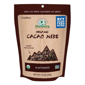 Organic Raw Cacao Nibs: 10 oz