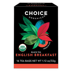 English Breakfast Tea, Organic: 16 sachets (Decaf)