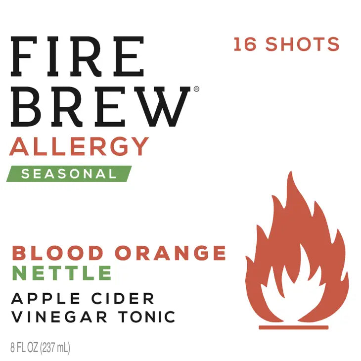 Blood Orange Nettle ALLERGY ACV Fire Cider Tonic - 8 oz