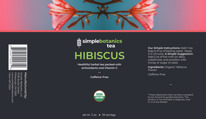 Hibiscus Flower Tea Organic