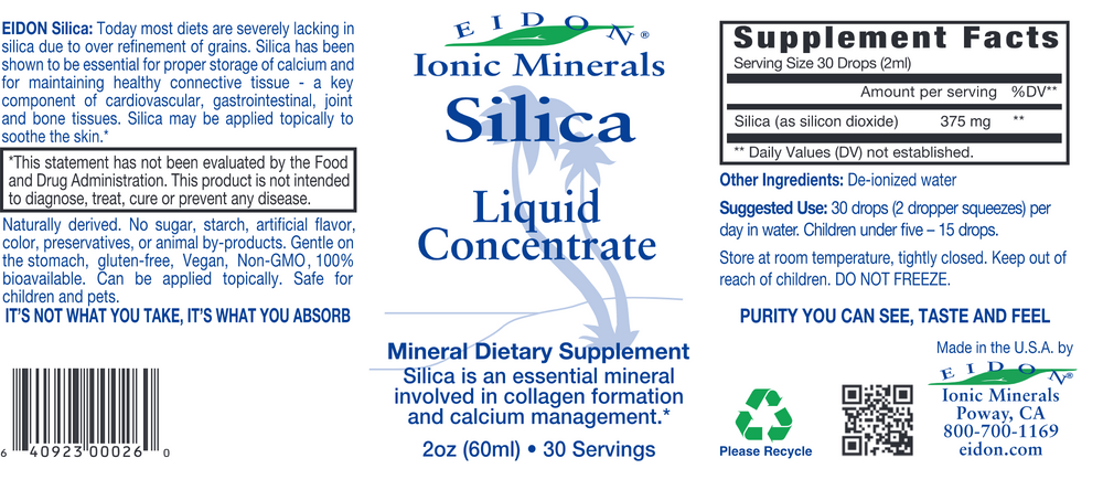 
            
                Load image into Gallery viewer, Silica Liquid 2 oz (30 Day Supply)
            
        