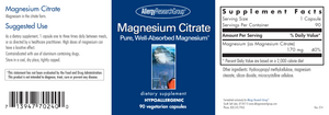 Magnesium Citrate (170 mg)