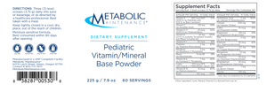 Pediatric Custom Vitamin/Mineral Base Powder