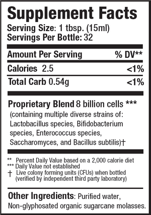 Flourish Original Liquid Probiotic - Glass Edition